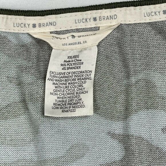 Lucky Brand Camo Sleep/Pajama Tank - Picture 4 of 5